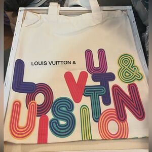 Louis Vuitton Multicolor Canvas Tote Bag